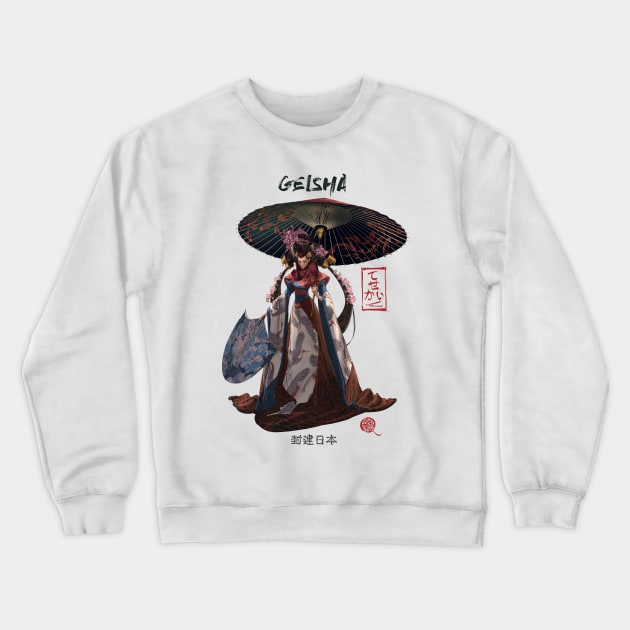 Geisha Crewneck Sweatshirt by Tck